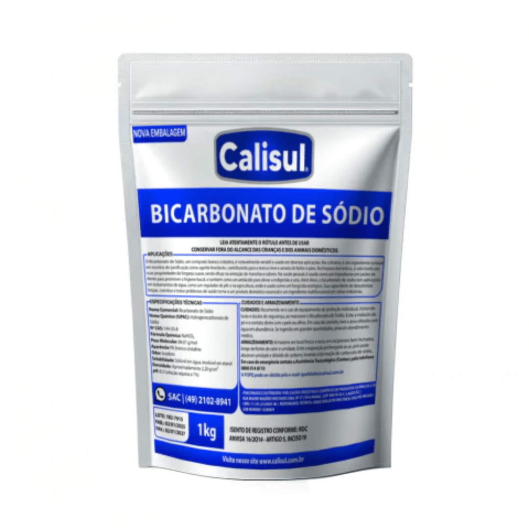 Bicarbonato De Sódio 1kg Calisul - 1677