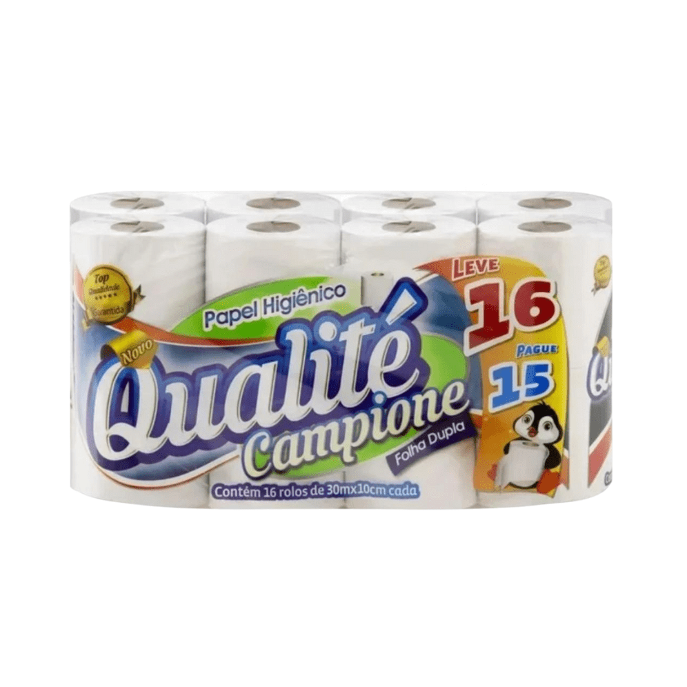 Papel Higiênico Qualité com 16 rolos – 31712